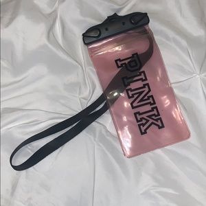 PINK waterproof phone holder